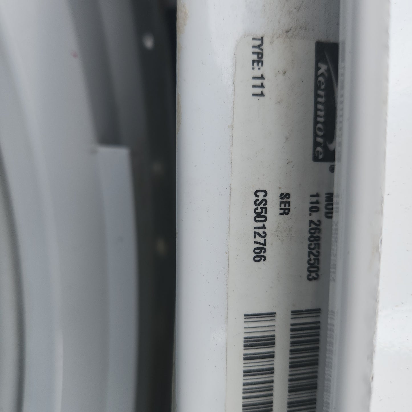 W-2766 KENMORE 80 SERIES WASHER. 30 days warranty