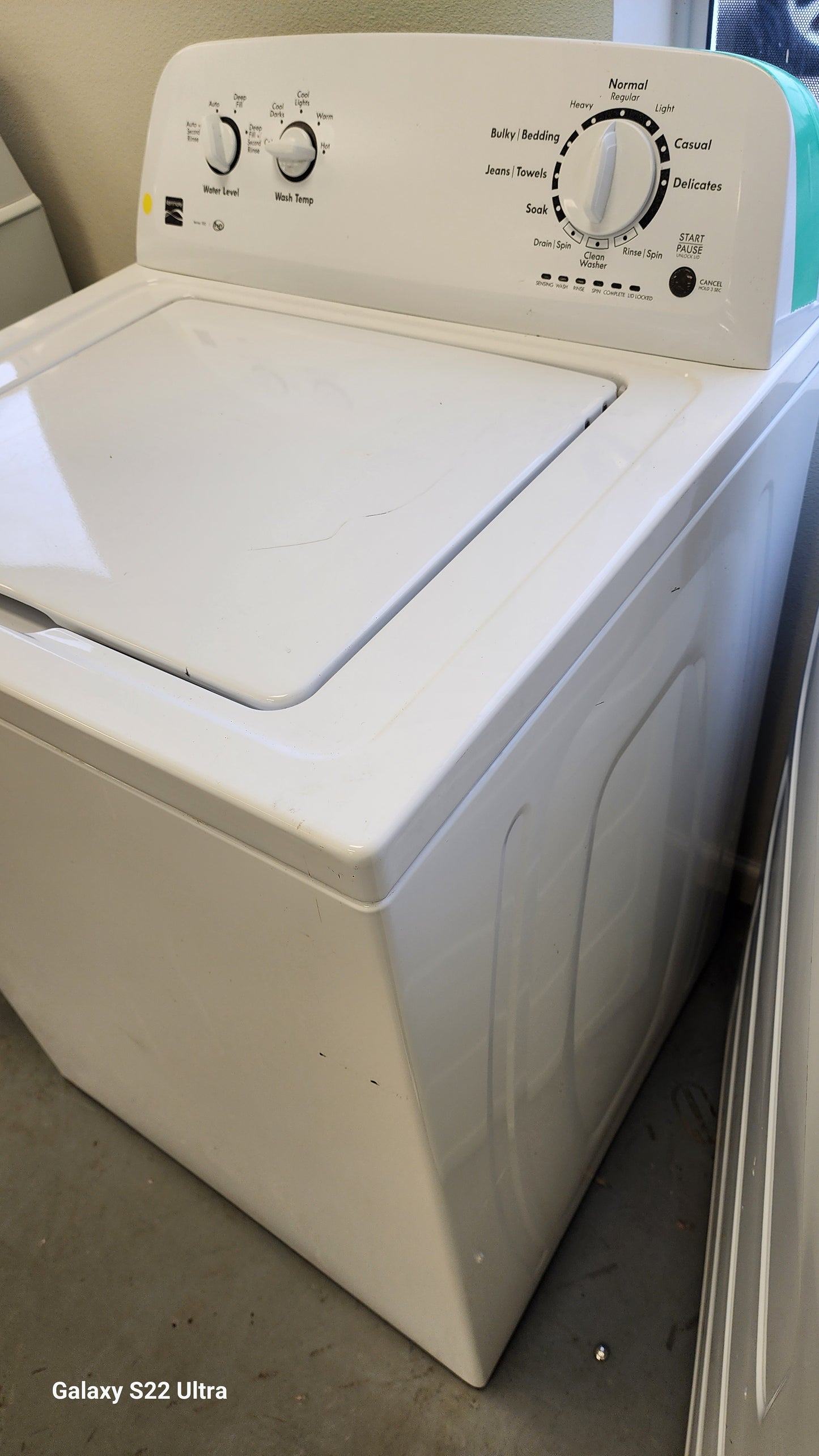 Kenmore washer hi efficiency W-0210