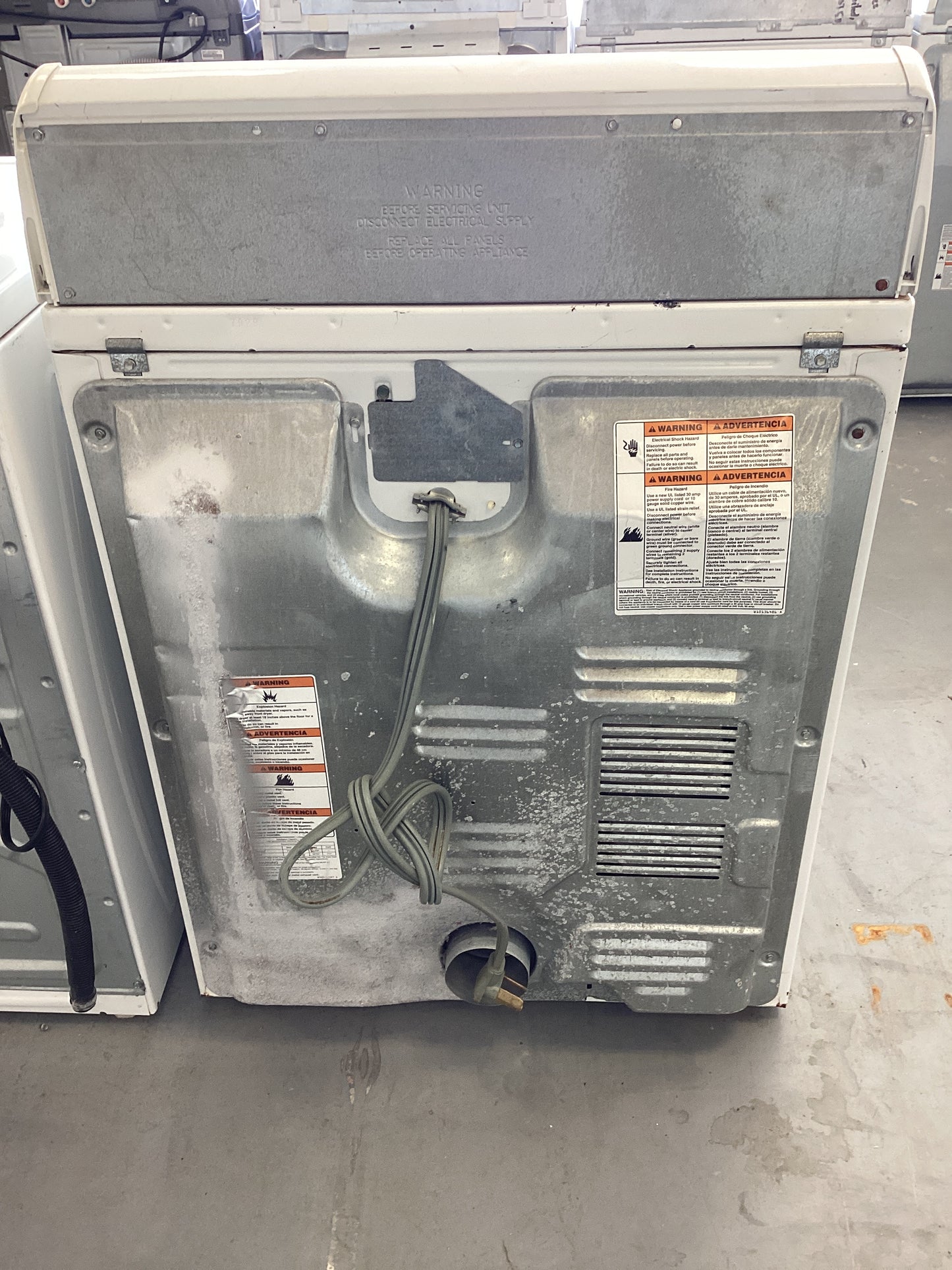 *DEW-4025. Whirlpool electric dryer