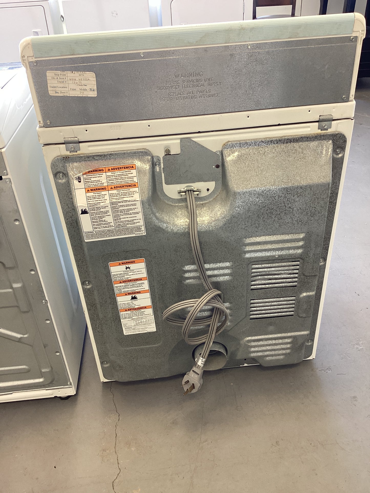 *DEW-4263. KENMORE 400 ELECTRIC DRYER