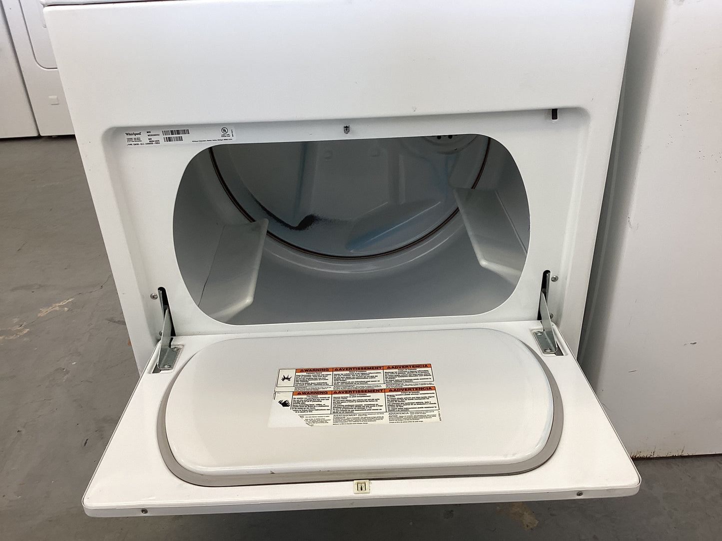 *DEW-4025. Whirlpool electric dryer