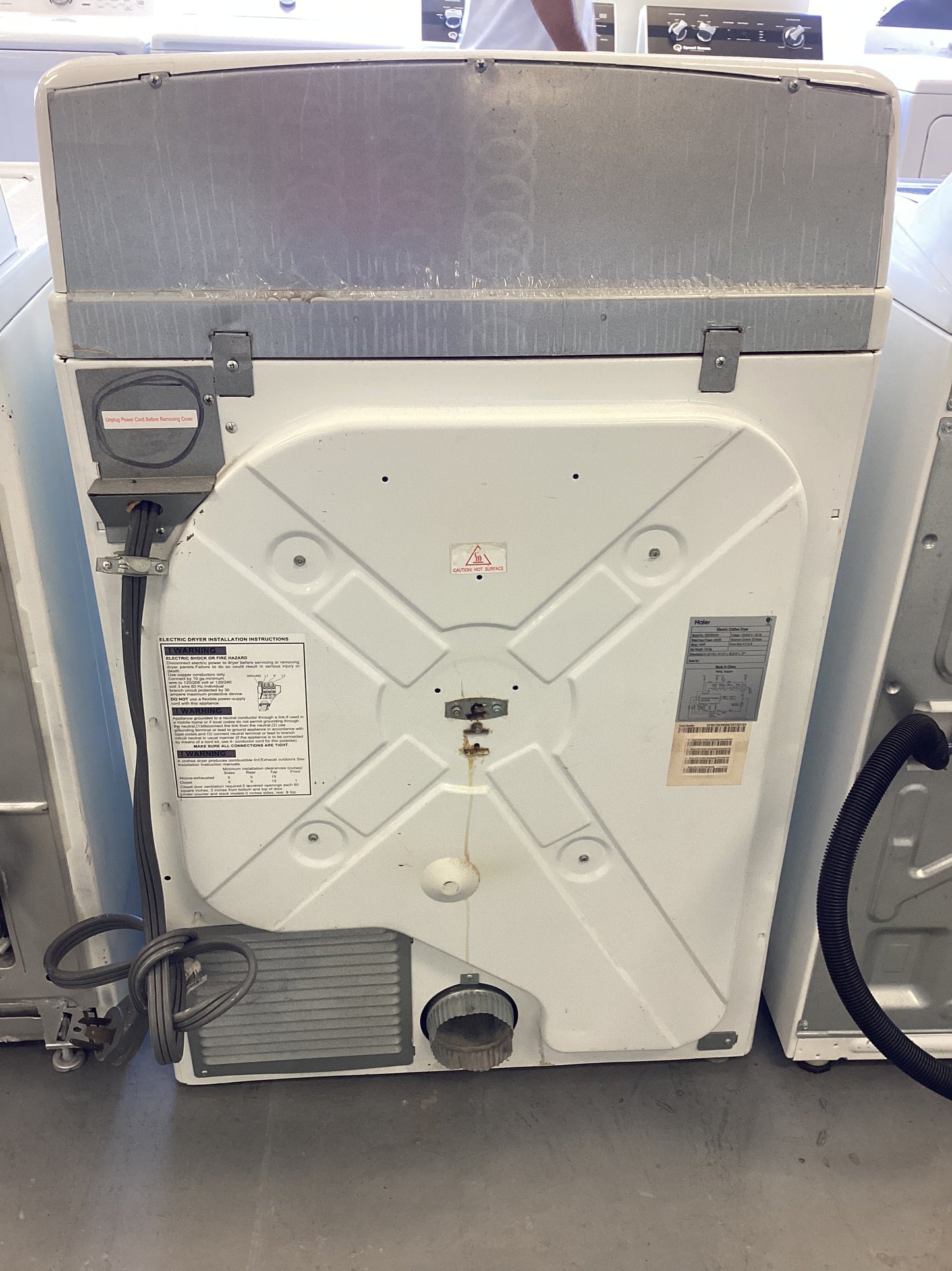 *DEW-0164 HAIER ELECTRIC DRYER