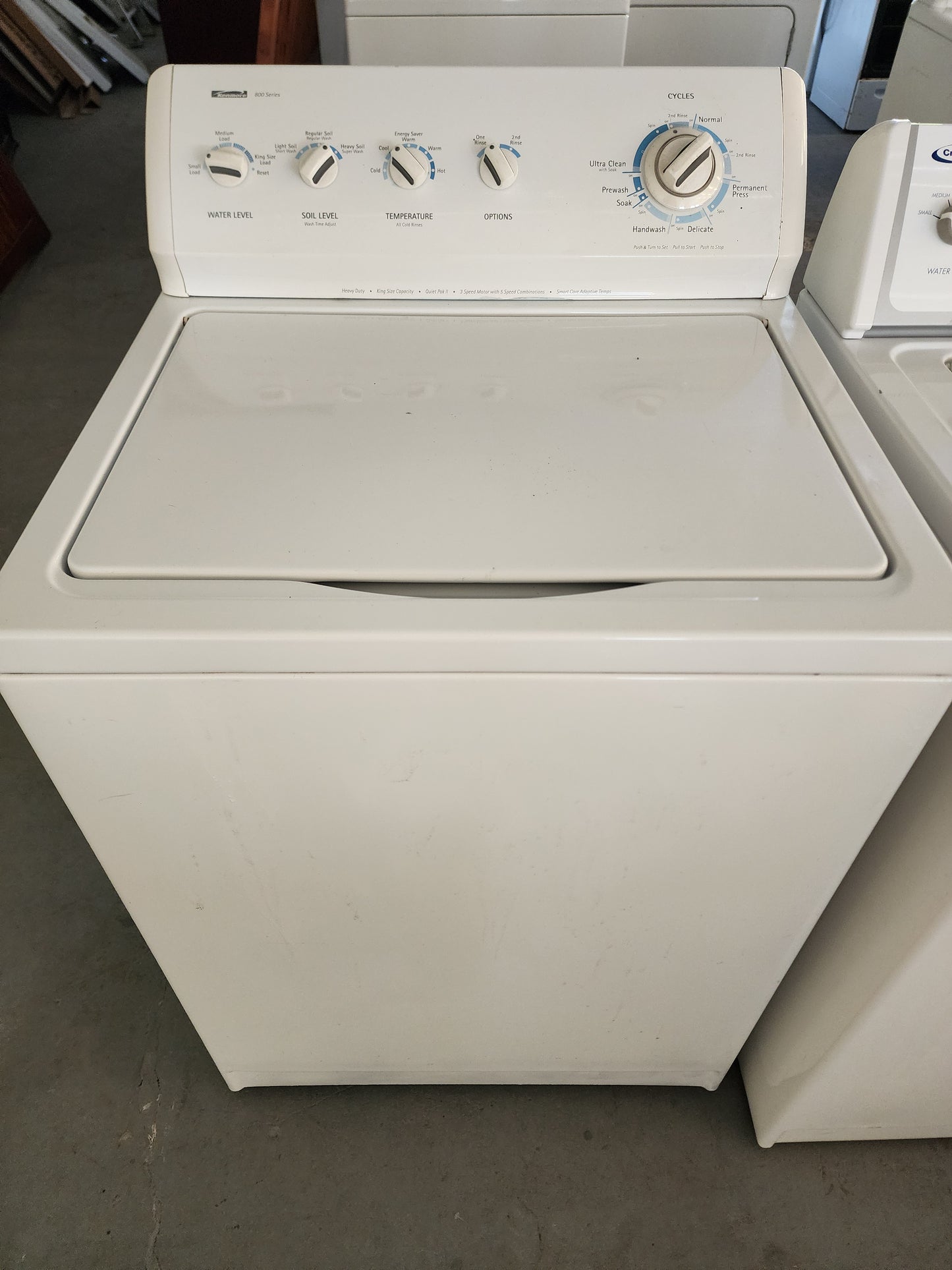 W-1660 KENMORE 800 SERIES WASHER