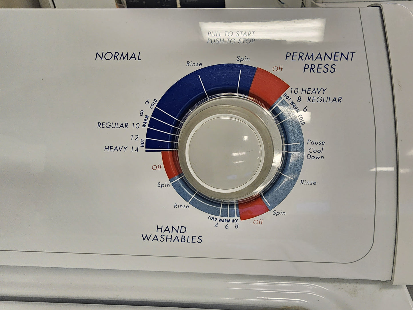 WASHER CROSLEY 1 YEAR WARRANTY W-0136