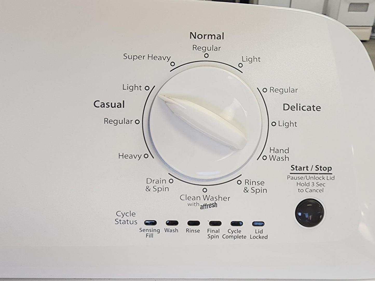 WHIRPHOOL WASHER W-3905