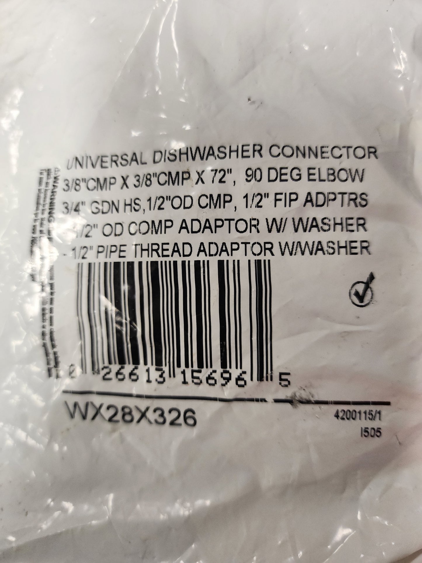 Water hose refrigerator / dishwasher