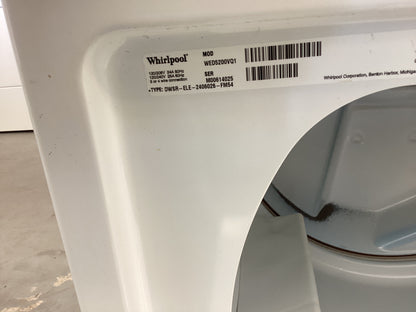 *DEW-4025. Whirlpool electric dryer